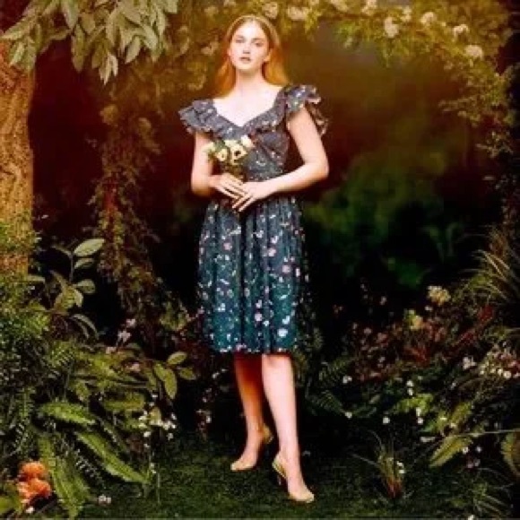 NWT Hill House Ava Dress in Moody Floral XL - Picture 8 of 8